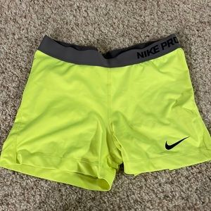 Nike pro workout shorts- size large